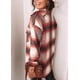thumbnail image 4 of Chaqueta Camisa Cuadros PRETTYGARDEN Roja Talle S, 4 of 8