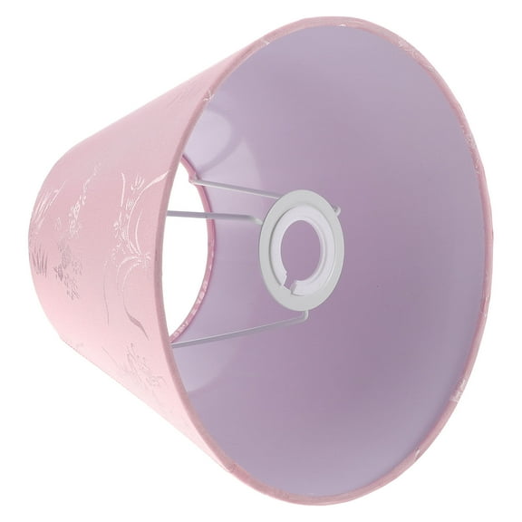 NICEXMAS Pink Cloth Lamp Cover Household Light Shade Decorative Fabric Lampshade