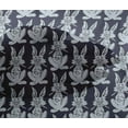 thumbnail image 4 of oneOone Viscose Chiffon Fabric Rabbit Block Decor Fabric Printed BTY 42 Inch Wide, 4 of 4