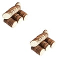 thumbnail image 1 of Rebanada circular Bewildely 50 Piezas Color madera 2piezas, 1 of 6