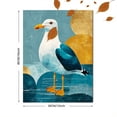 thumbnail image 3 of Qisvanset Seagull Coastal Canvas Wall Art 15.75x11.81 INCHES, 3 of 8