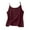 Wine, variant on Pimfylm Women Cotton Linen Camisole Spaghetti Strap Cami Top Sleeveless Scoop Neck Solid Color Plain Loose Basic Tank Shirt , XXL