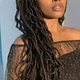thumbnail image 1 of Perruque Crochetée en Fibre pour Cheveux Africains, Coiffure Personnalisée à la Mode, 1 of 9
