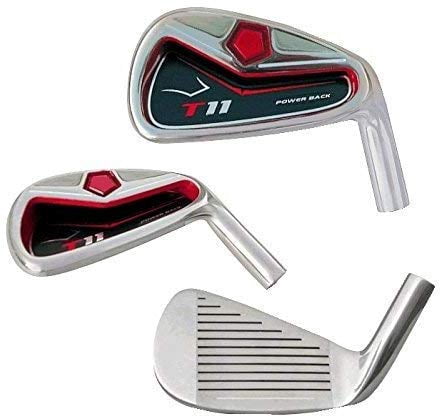 T11 Power Back XL Big & Tall (+2" Over Men's Standard Length) Iron Set 4-SW Golf Clubs Right Handed Regular Flex Steel Shafts with Jumbo Black Pro Velvet Grip