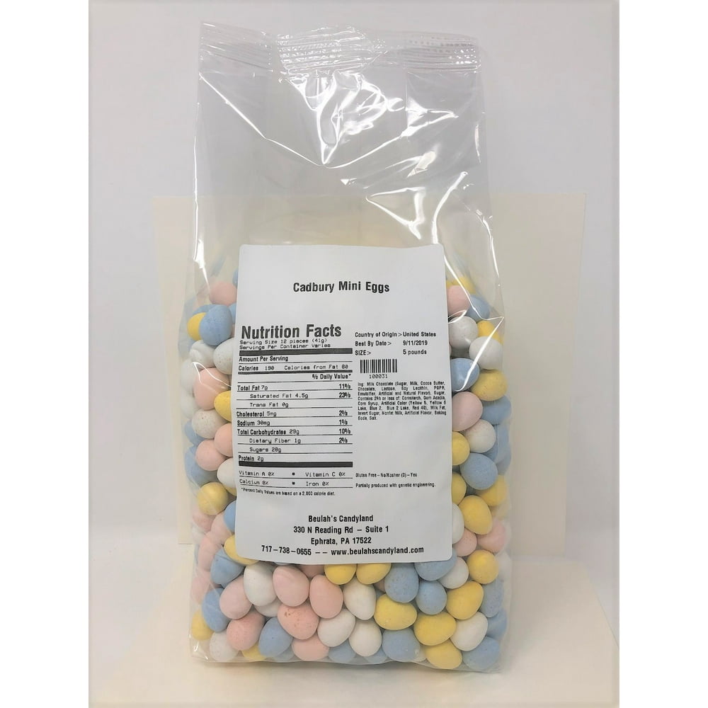 Cadbury Mini Eggs 5 pounds bulk Cadbury Eggs Special Buy