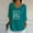 🔥 Green, variant on Sentmoon Women Clothes Women's Clothes Fashion Women's Casual Print Loose Blouse 3/4 Sleeve V-Neck Blouses Shirts for Travel and Packable Convenience Purple XXL
