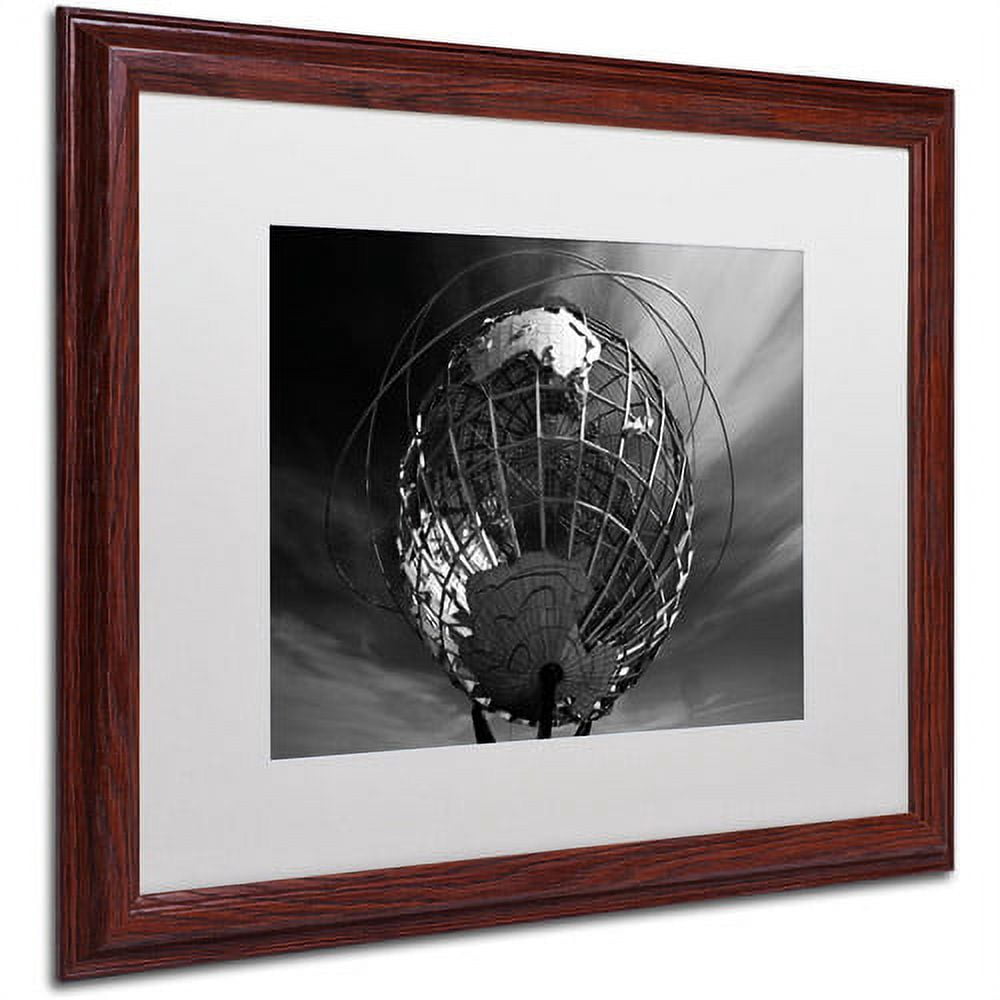 Trademark Fine Art "World's Fair" Canvas Art by Yale Gurney, White Matte, Wood Frame