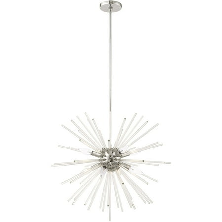 

Chandeliers 8 Light Fixtures With Polished Chrome Finish Steel Material Candelabra 30 480 Watts