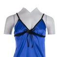 thumbnail image 4 of Sleepwear Women Satin Silk Lace Nightdress Sexy Lingerie Chemise Underwear Nightgown Halter Dresses, 4 of 6