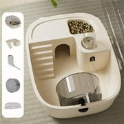 Hamster Cage,Mouse Cage,12*9*6IN Hamster Cage Openable Top Small Activity House Pet Mice House For Indoor Home Outdoor Travel Apartment(Beige)