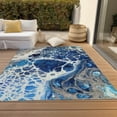 thumbnail image 6 of Addison Rugs Chantille Indoor/Outdoor Transitional Modern Navy Washable Rectangle Rug, 3' x 5', 6 of 6