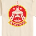 thumbnail image 3 of Top Gun: Maverick - Wingman Patch - Men's Short Sleeve Graphic T-Shirt, 3 of 5