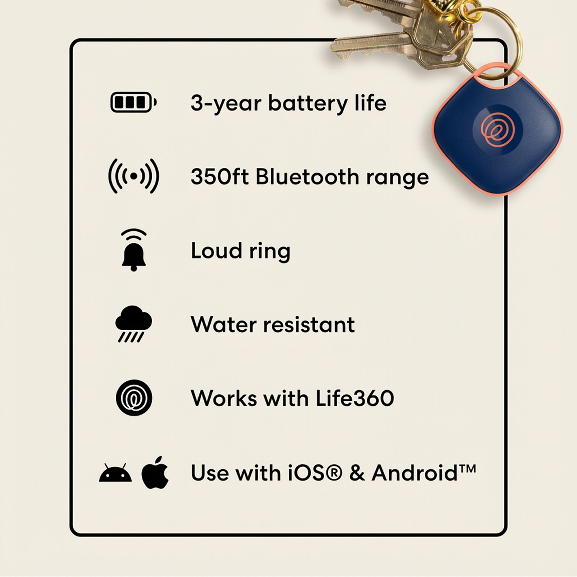 Tile by Life360 Bluetooth Tracker and Key Finder photo 3