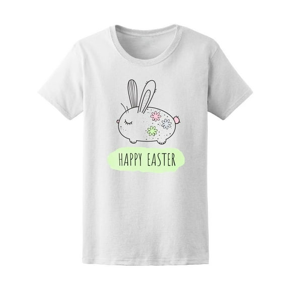 Happy Easter Beautiful Rabbit Tee Women's -Image by Shutterstock