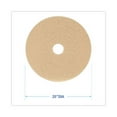 thumbnail image 2 of Boardwalk Burnishing Floor Pads 20" Diameter Tan 5/Carton BWK4020ULT, 2 of 2