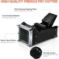 thumbnail image 6 of Potato Cutter, Sopito French Fry Cutter with 1/2 inch Stainless Steel Blade Great for Potatoes Carrots Cucumbers, 6 of 10