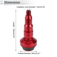 thumbnail image 4 of 10mm Motorcycle Slider Frame Aluminum Alloy Wheel Fairing Protection Crash Pad Protector Guard 56mm 138mm Bolt Red 1 Set, 4 of 7
