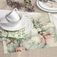thumbnail image 4 of Christmas Decorations Indoor - 12x18 Inches Snowflake Table Mats for Party Kitchen Dining Room, 4 of 6