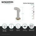 thumbnail image 4 of Kingston Brass KBS758SP Plastic Kitchen Faucet Side Sprayer in Brushed Nickel, 4 of 4