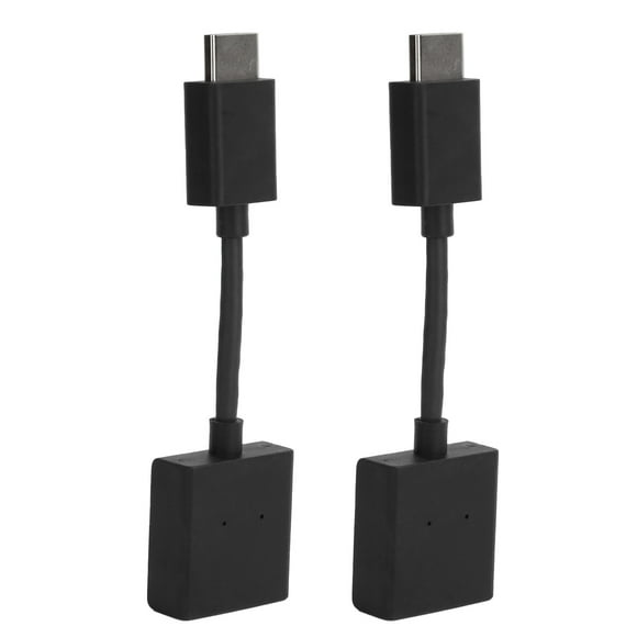 Converter 2Pcs Male to Female Extension Cable HD Multimedia Interface Support 4K High Resolution