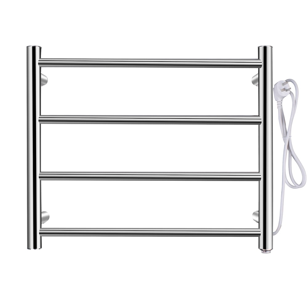 Electric Towel Warmer Brushed Heated Towel Rack for Bathroom Wall