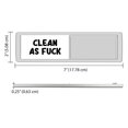 thumbnail image 4 of WIRESTER Plastic Clean and Dirty Dishwasher Magnet Sign Slide Magnet, Clean Dirty Funny Text, 4 of 5