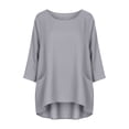 thumbnail image 7 of Tauxra Womens Tops, Short Sleeve Tops with Mesh Detail and V Neck for Summer, Casual Soft Daily Wear, T-Shirt Made From Breathable Polyester Fabric, 7 of 7