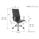 thumbnail image 5 of Offiho Silla de Oficina Ergonómica Reclinable con Altura Ajustable, Modelo GOETZ, 5 of 5