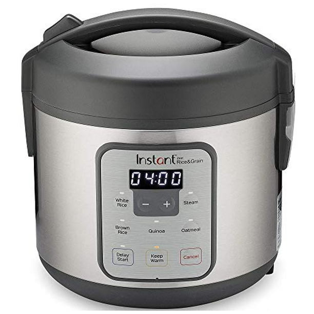 Instant Pot Zest 8 Cup Rice Cooker Steamer Cooks Rice Grains Quinoa and Oatmeal No Pressure Cooking Functionality Walmart