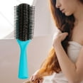 thumbnail image 3 of HILABEE Hairdressing Massage Comb Lightweight Round Needle Comfortable Hairbrush Hair blue, 3 of 9