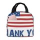 thumbnail image 1 of Fotbe Thank You Veterans Bolsa Térmica con Estampado y Forro de Aluminio Grueso Bolsa de Almuerzo con Bolsillo Frontal para Hombres y Mujeres, Ideal para Trabajo, Escuela, 1 of 8