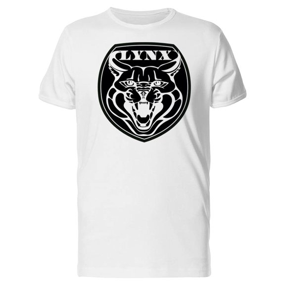 Sketch Of A Lynx Head Logo Tee Men's -Image by Shutterstock