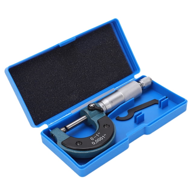 Carbon Steel Outside Micrometer Outer Diameter Micrometer Wide Application 0-25mm Hand Tools For Workshop Tools DIY Tools Workshop Supplies