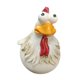thumbnail image 1 of Estatuilla de pollo, estatua para exteriores, bonita decoración de pollo, divertida escultura de granja para patio trasero, porche, césped,, 1 of 9
