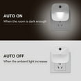 thumbnail image 5 of delpattern 4 Pack LED Night Lights Plug In With Light Sensors, Automatic Wall Light, Night Lights for Kids and Adult, Led Lights for Bedroom White Light, 5 of 7