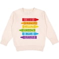 thumbnail image 2 of Inktastic Colored Crayons Toddler Sweatshirt, 2 of 4