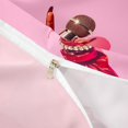 thumbnail image 4 of Castle Fairy Chic Microphone Twin Duvet Cover,Black Girl Twin Bedding,Hot Pink Red,Pink Reversible,1 Duvet Cover and 1 Pillowcase, 4 of 6