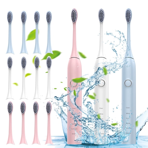 Cepillo de dientes eléctrico con 40.000 VPM y 4 modos - cerdas Dupont, impermeable IPX7, batería de 90 días, cepillo sónico recargable de 1200mAh