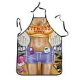 thumbnail image 1 of Fun Aprons Muscular Male Sexys Women Pattern Aprons Adjustable Kitchen Baking, 1 of 2