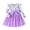 Purple-Long Sleeve, variant on Lanbubble Girls Floral Tutu Dress Long Sleeve Tulle Princess Party Dress 3-4 Years