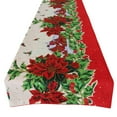 thumbnail image 5 of Large Christmas Themed with Shiny Gold Accents Decorative Table Runner, 5 of 11