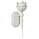 thumbnail image 5 of Candelabros de pared para velas de té, candelabros rústicos para interiores, fiestas, salas de estar, repisas y comedores. Blanco, 5 of 8