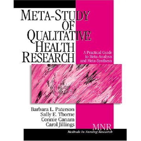 Meta-Study of Qualitative Health Research: A Practical Guide to Meta ...