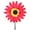 Hot Pink, variant on TERGAYEE Sunflower Lawn Pinwheels,Wind Spinner with Ground Stake,Plastic Colorful Sunflower Windmill, Flower Spinners Outdoor for Decoration Yard Garden Sculpture Stake Lawn Kids Toy