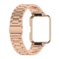 thumbnail image 3 of Funda con banda de metal compatible con Xiaomi Redmi Watch2 Lite versión internacional Correa de metal con funda protectora, 3 of 9