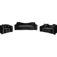 thumbnail image 5 of Meridian Furniture Destin Black Velvet Sofa, 5 of 21