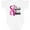 AA-White, variant on Inktastic Breast Cancer Awareness I Support My Nana with Pink Ribbon Boys or Girls Baby Bodysuit