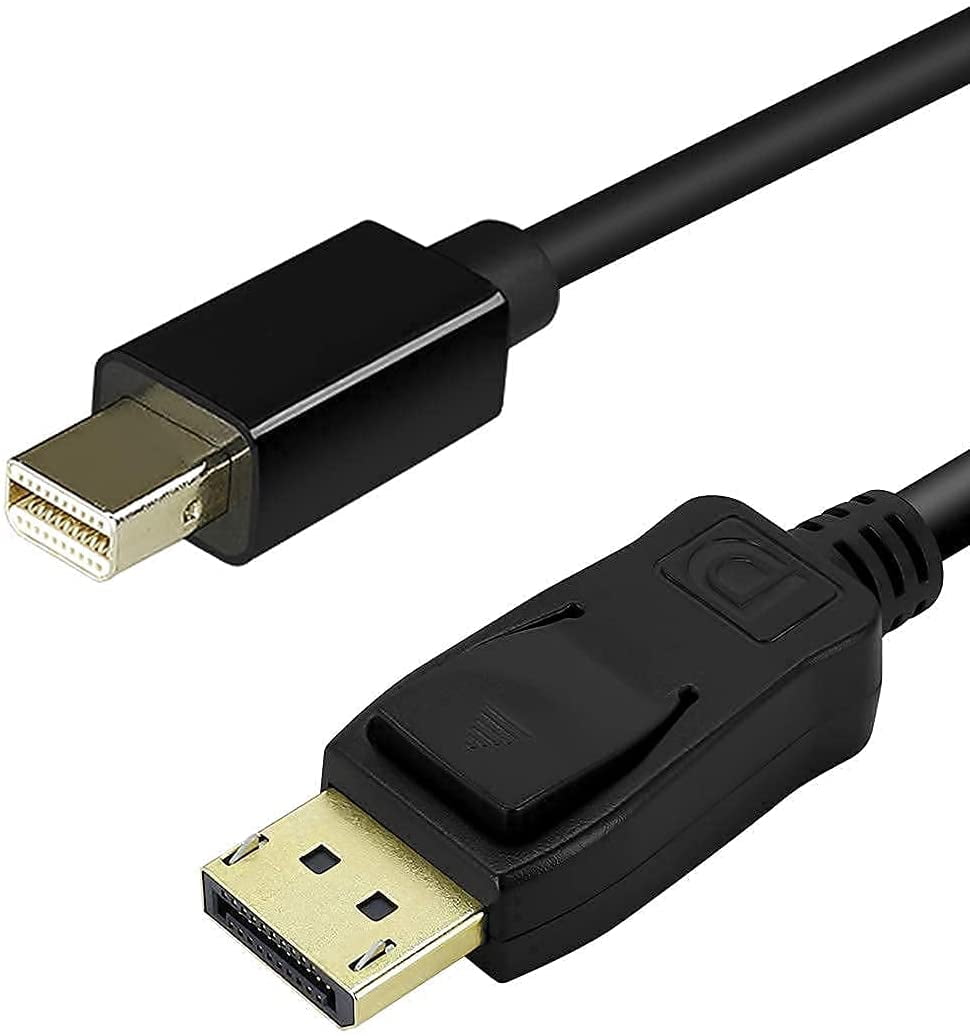 Mini Displayport To Displayport Cable Mini Dp Thunderbolt Compatible To Dp 3 Feet Cablemale To Male Gold Plated Cord Supports Supports 4k 60hz 2k 144hz Walmart Com Walmart Com