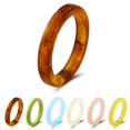 thumbnail image 2 of Women Resin Ring Fashion Solid Color All-match Finger Ring Knuckle Ring for Girl, 2 of 10