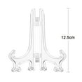 thumbnail image 5 of 12 Pieces Plastic Easels Plate Racks, Plate Racks, Folding Plates, Display Stands for The Presentation of Collecting Plates, Bowl Racks, Books, Plates, DVD, Picture, 5 of 8